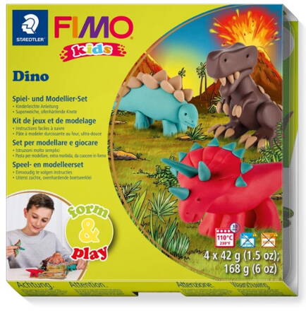 FIMO sada KIDS dinosauri 4ks x 42g