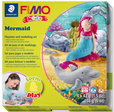 FIMO sada KIDS morská panna 4ks x 42g