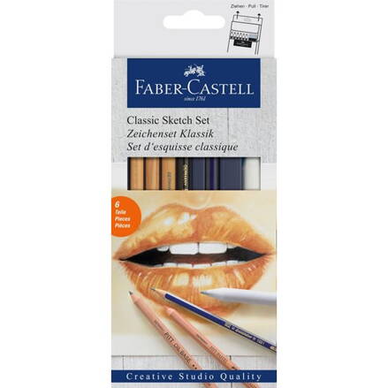 Faber-Castell klasická skicovacia sada 6ks
