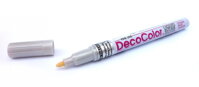 DecoColor - stredný popisovač 1 mm, strieborný