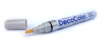 DecoColor - hrubý popisovač, 2 mm - strieborný.