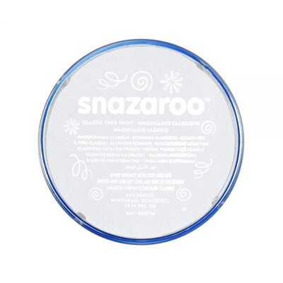 Snazaroo - farba na tvár, biela 18 ml