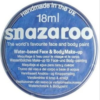 Snazaroo - farba na tvár, modrá svetlá 18 ml
