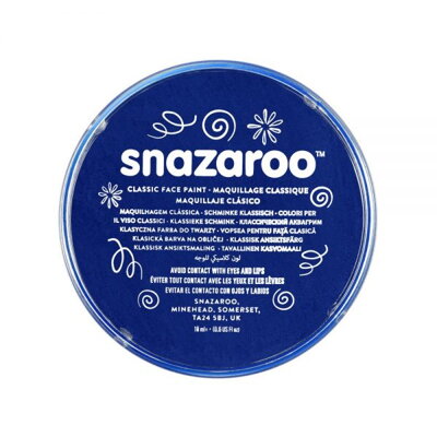Snazaroo - farba na tvár, modrá tmavá 18 ml