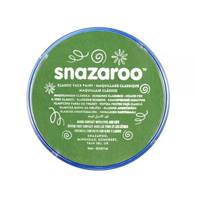 Snazaroo - farba na tvár, zelená stredná 18 ml
