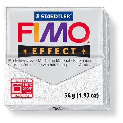 FIMO effect - trblietavá biela, č.052