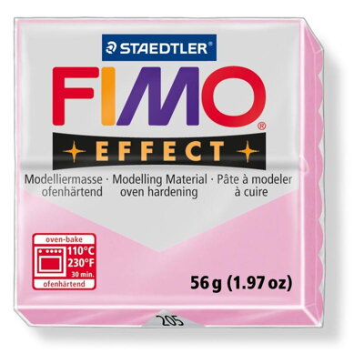 FIMO effect - pastelová ružová, č.205