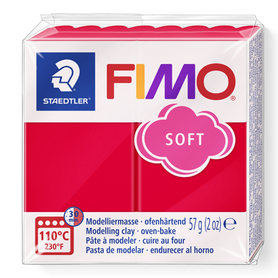 FIMO soft - Červená indiánska, č.24