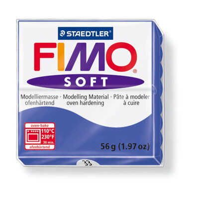 FIMO soft - Brilantná modrá, č.33