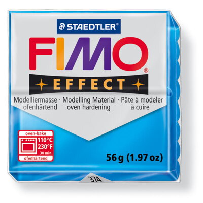 FIMO effect - transparentná modrá, č.374