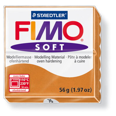 FIMO soft - Hrdzavo-hnedá, č.76