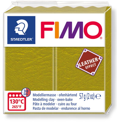 FIMO koža - olivová, č.519