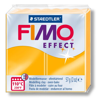 FIMO effect - neon oranžová, č.401