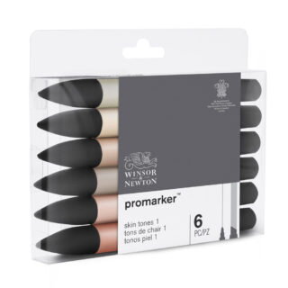 Winsor & Newton ProMarker - skin tones, 6 ks
