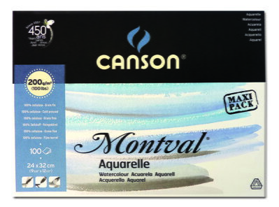 CANSON - Montval Maxi pack blok, 100 listov