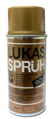 Lukas - metalický zlatý sprej, 150 ml