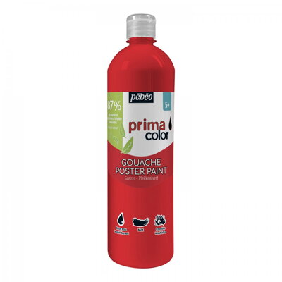 Pébéo temperová farba 1000ml: červená