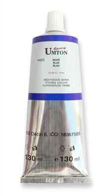 UMTON - Meďotlačová farba modrá 130 ml