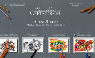 Cretacolor - veľká umelecká sada, 72 ks