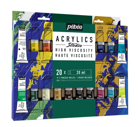 Pébéo akrylová sada 20x20ml