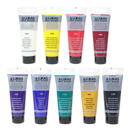 Lukas cryl studio profi sada 9x100ml