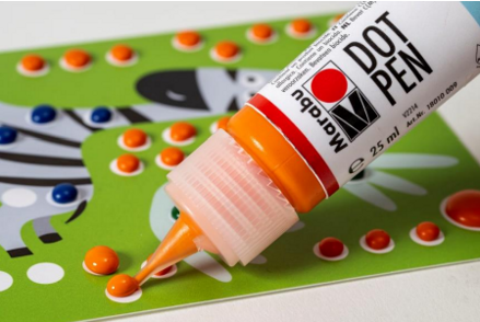 Dot Pen Kids Marabu 4x25ml - jednorožec
