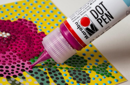 Dot Pen Marabu 4x25ml - kvitnúca krása
