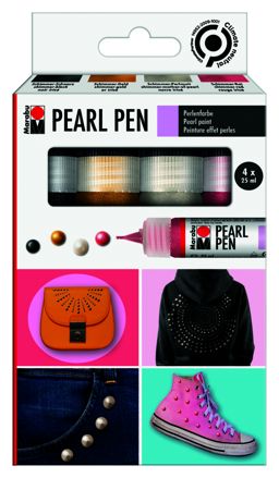 Pearl Pen Marabu 4x25ml
