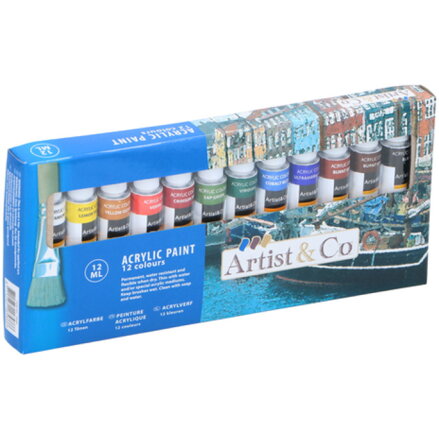 Artico - hobby akrylová sada, 12x12 ml