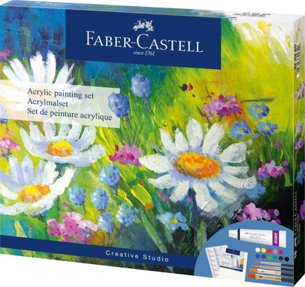 Akrylová sada Faber-Castell set 18ks