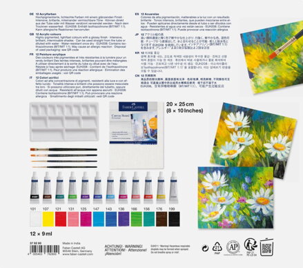 Akrylová sada Faber-Castell set 18ks