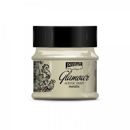 Akryl. metalická farba Pentart Glamour 50ml