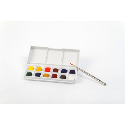 Winsor & Newton - Akvarelová vrecková sada, 12ks