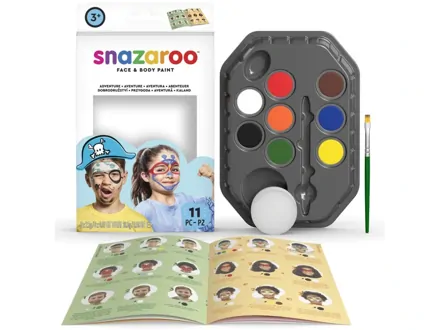 Snazaroo - veľká chlapčenská sada, 40 tvárí