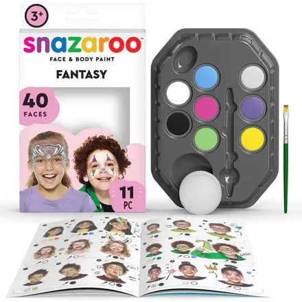 Snazaroo - veľká dievčenská sada, 40 tvárí