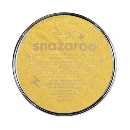 Snazaroo - farba na tvár, zlatá metalická 18 ml