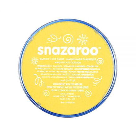 Snazaroo - farba na tvár, žltá svetlá 18 ml