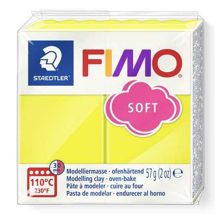 FIMO soft - Žltá citrónová, č.10