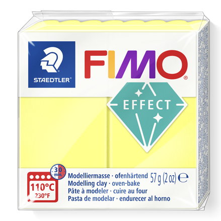 FIMO effect - transparentná žltá, č.104