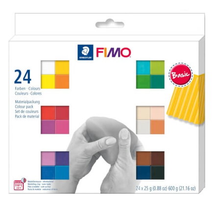 FIMO soft veľká sada 24ks x 25g