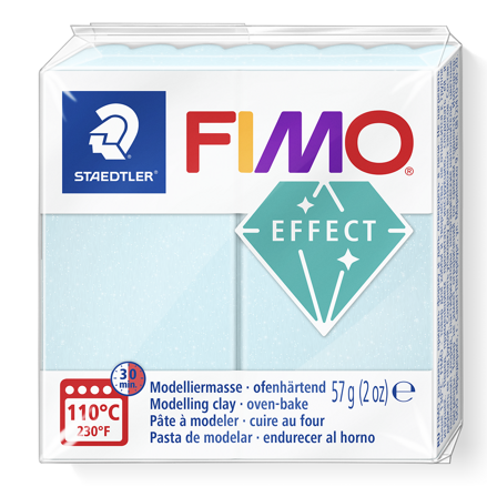 FIMO effect - transparentná perleť svetlomodrý kremeň, č.306