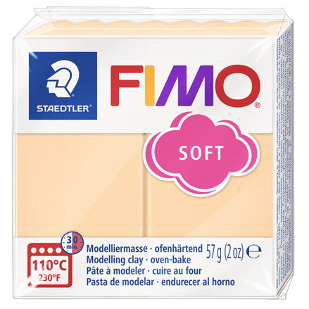 FIMO soft - pastelová oranžová, č.405