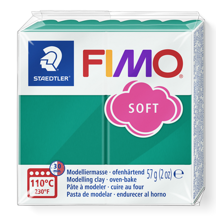 FIMO soft - Tmavo zelená, č.56