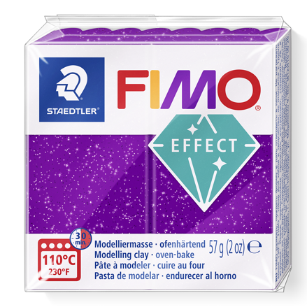 FIMO effect - trblietavá fialová, č.602