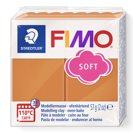 FIMO soft - Hrdzavo-hnedá, č.76
