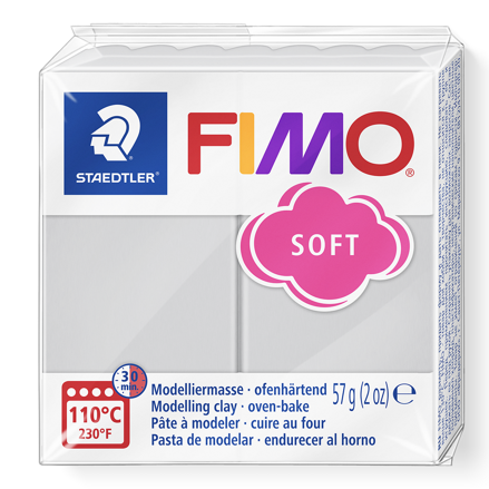 FIMO soft - Šedá, č.80