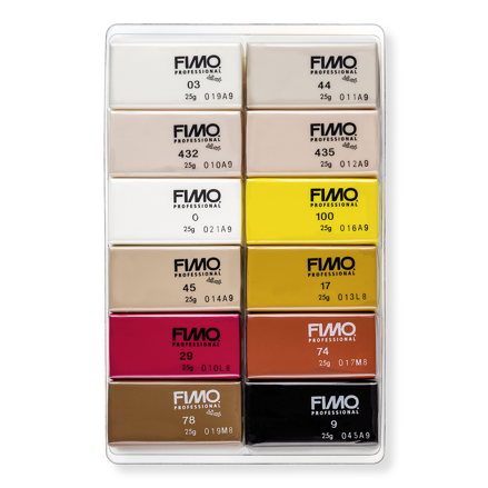 FIMO profesionálna sada DOLL ART 12ks x 25g