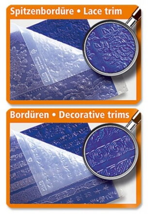 FIMO textúra sada čipka + dekoratívna