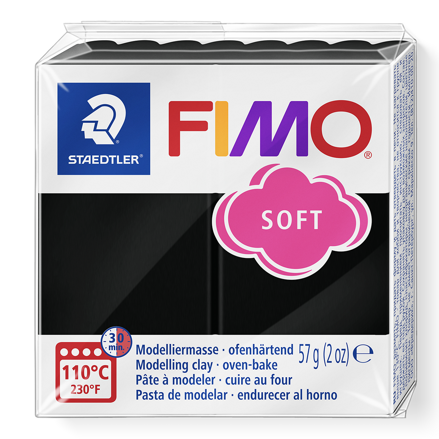 FIMO soft - Čierna, č.9