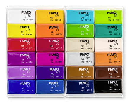 FIMO soft veľká sada 24ks x 25g